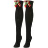 Women's Bowknot Christmas Stockings Over-the-Knee Socks