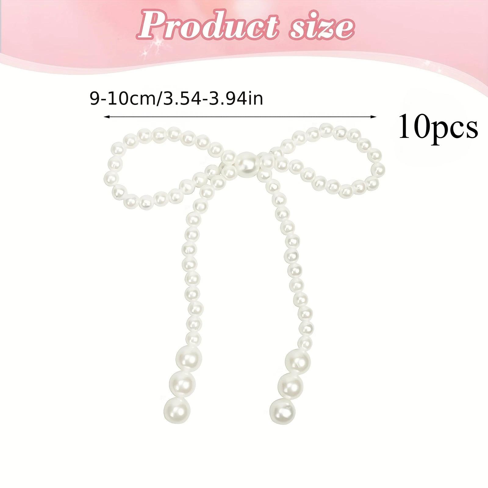 

10pcs Elegant Bow Set for Christmas Tree Decoration-Twist Tie Bows for Wreaths,Gift Wrapping, and Wedding Decor,Christmas Decor