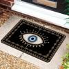 Evil Eye Design Rectangle Non-Slip Doormat for Living Room Bedroom Kitchen Balcony Entrance Eye Pattern Carpet Door Mat