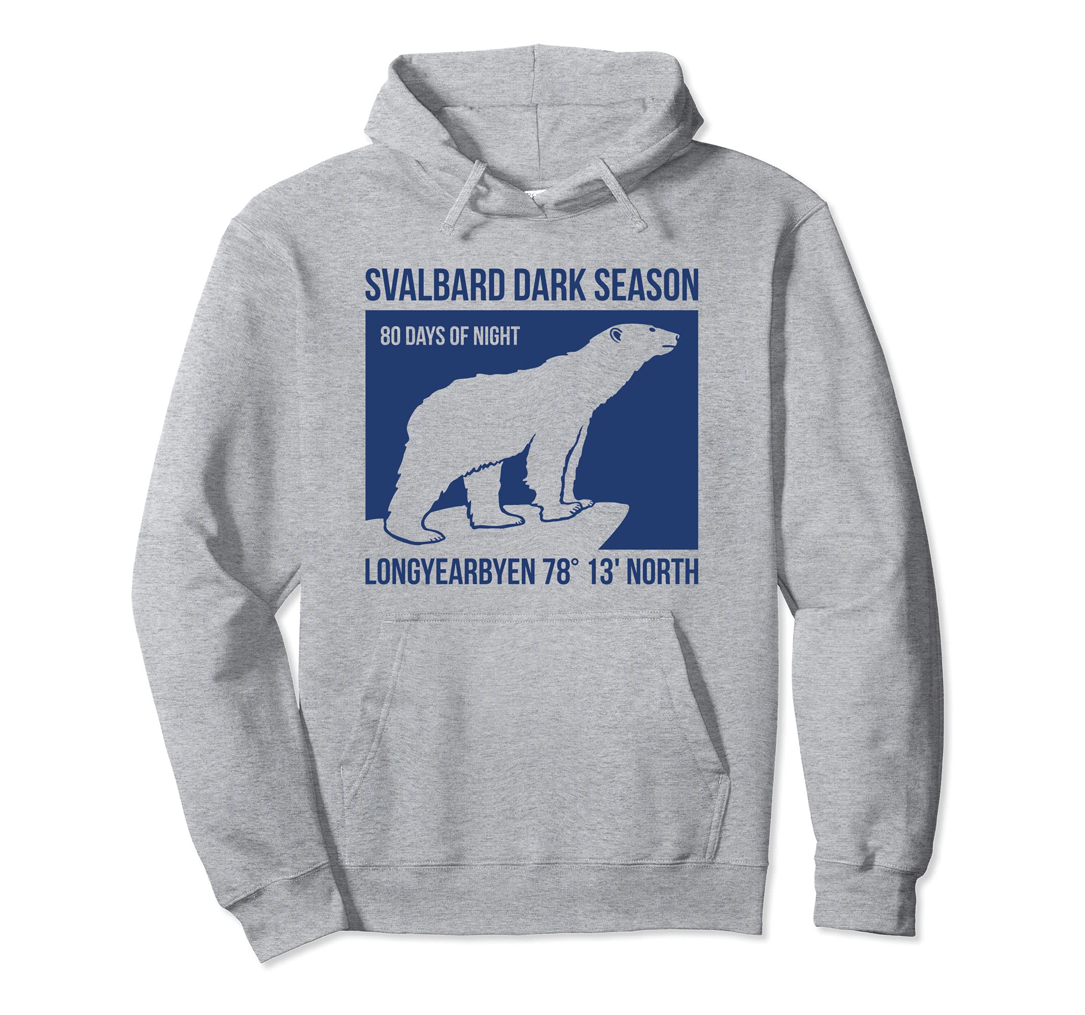 

Svalbard Dark Season Polar Bears | Longyearbyen Norway Bear Hoodie