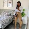 Women's High Waist Slimming Suit Pants - European & American Fashion for Spring/Summer and Autumn