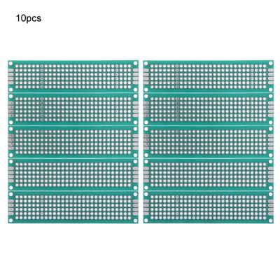 10 stücke 2x8 cm Double Side Prototyp PCB Verzinnt Breadboard Universal Board
