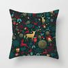 Christmas theme Christmas tree decoration printed pattern cushion cover home living room sofa decoration pillow pillow cover