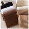 5 Pairs Mid Tube Polyester Cotton Women Socks Pack Set Japanese Fashion Solid Color Girls Vertical Stripes Socks