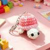 Adorable Turtle Keychain, Handmade Crocheted Miniature Turtle Plush Toy Hanging Bag Charm Ornament