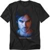 The Vampire Diaries - Damon #2 - Unisex Kurzarm Kinder T-Shirt - Schwarz