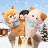 Cat Shiba Inu Deer Panda Cute Animal Plush Hand Puppets for Boys Girls Kids Interactive Role Fun Doll Toy Holiday Birthday Gifts