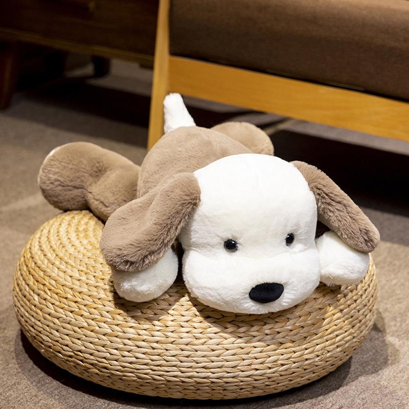 Soft cute dog throw pillow plush toy doll puppy dog doll children soothing rag doll birthday gift