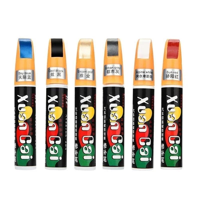 6 Color Car Scratch Repair Agent Car Touch Up Pen Car Care Scratch Remover Paint Care Car Paint Repair Special Car Paint Pen