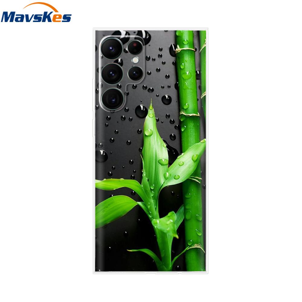 For Samsung Galaxy S22 Case S22 Ultra Transparent TPU Soft Silicon Cover For Samsung S22 Plus GalaxyS22+ Back Cases Phone Bumper