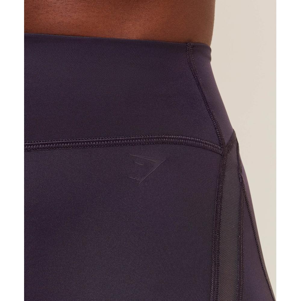 Gymshark Mesh Panel Legging Midnight Purple B4b8d Pcdy