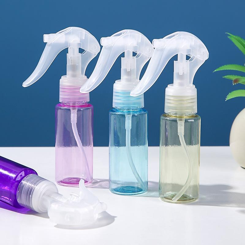60ml Travel Spray Bottle Portable Fine Mist Refillable Container Empty Clear Cosmetic Liquid Dispenser