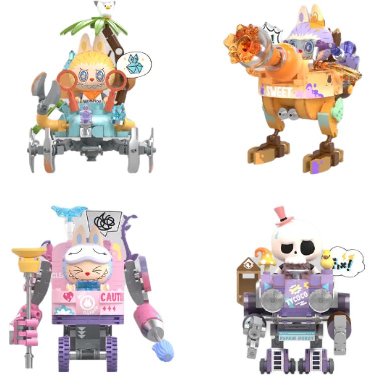 

Новая коллекция POP MART LABUBU THEMONSTERS Forest Secret Base, Модифицированный дом, Трендовые фигурки PPMT-2409-0085 Building Blocks Collectible Figures Matching Sets