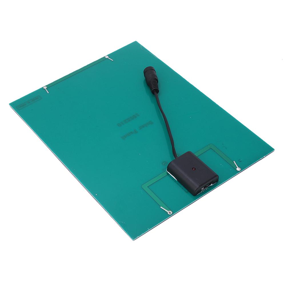 6,5 W 12 V 5 V Tragbares Solarmodul für Handy-Solarenergie-Batteriestrom-Autoladegerät