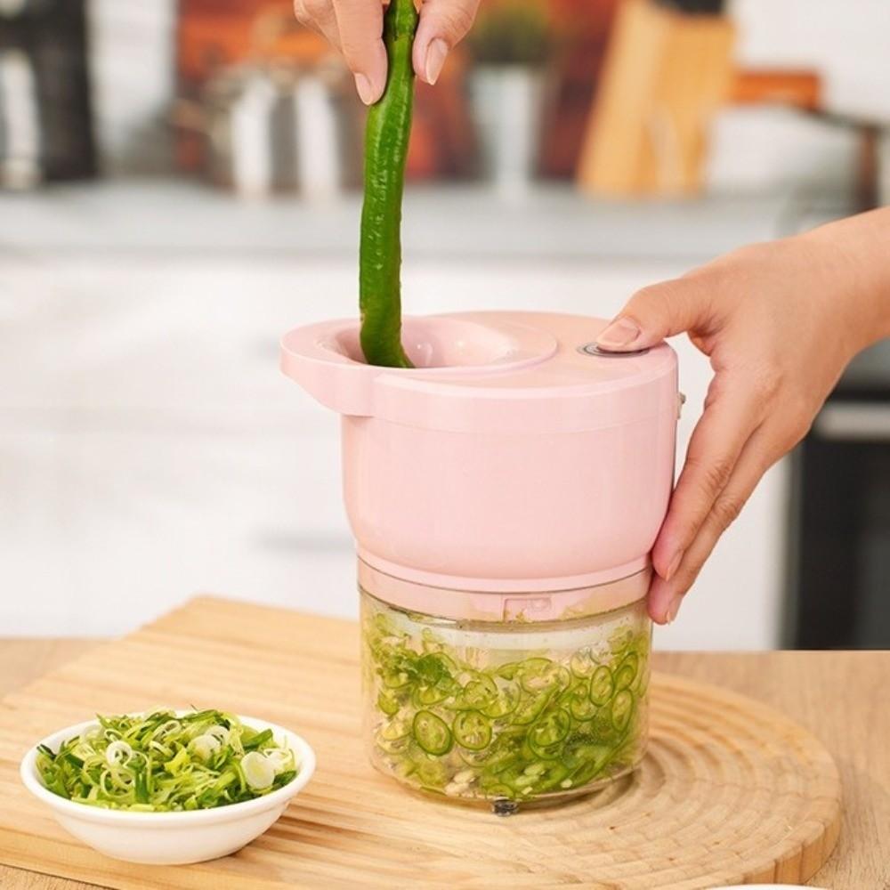 Rechargeable Electric Garlic Chopper Wireless Handheld Garlic Crusher Mini Meat Grinder  Apartments