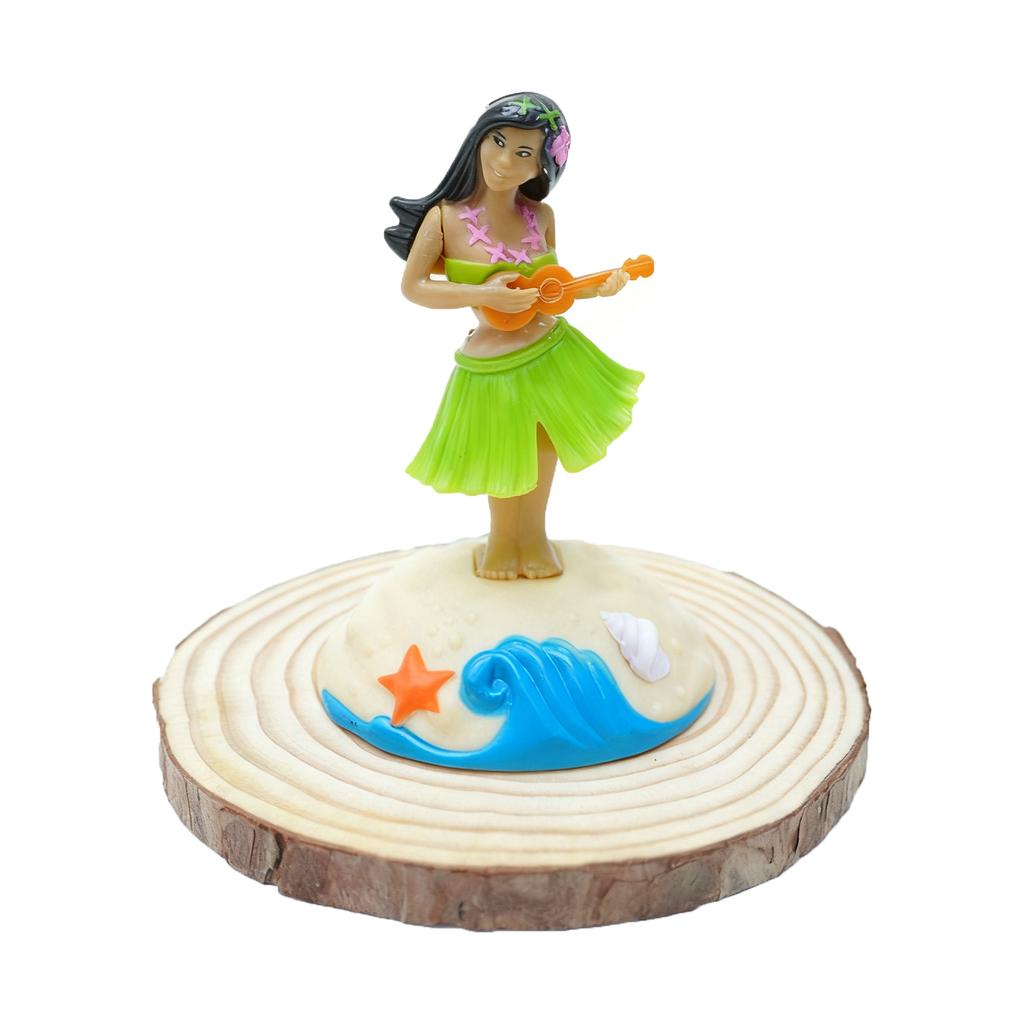 Hawaiian Swing Grass Skirt Bobblehead Car Ornament Cartoon Gift Children's Toy Car Decoration