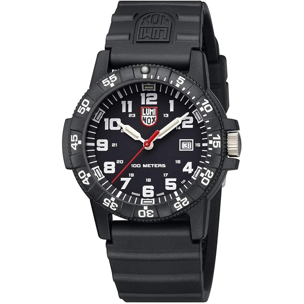 Luminox Leatherback Sea Turtle Giant Men's Watch Black 0321 Leather Strap Water Resistant