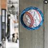 Baseball Metallschild 8x8 Zoll Sportfan Geschenk Heim Büro Dekor