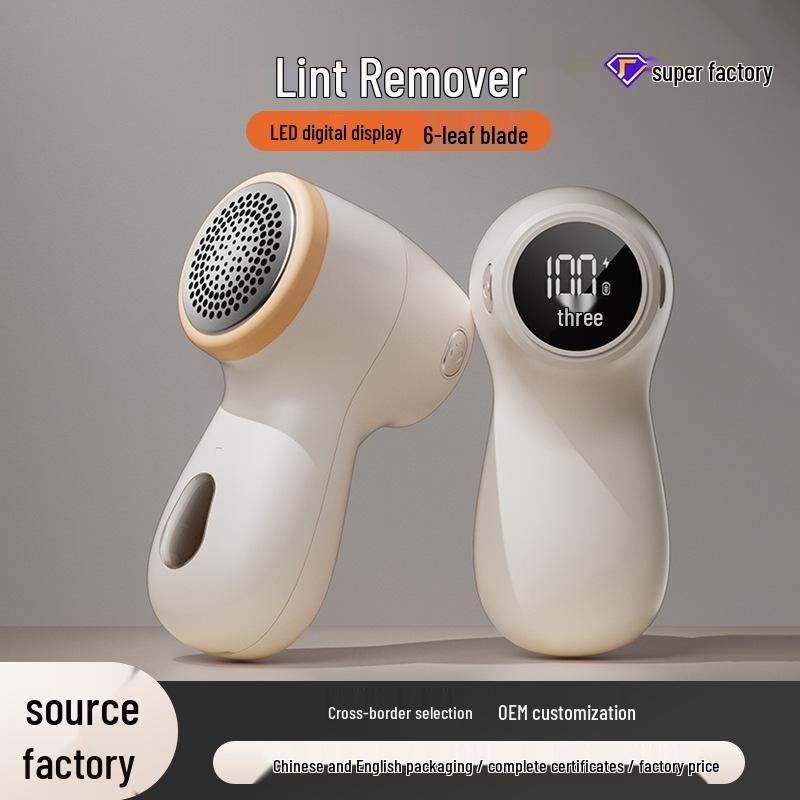 Portable Digital Lint Remover & Shaver with Rechargeable Battery