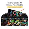 Art Painting Paper Scratch Art Painting Paper Card Kit Dinosaur Drawing Board Scratching Card Paper