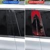 2 szt. Naklejka na samochód Wojownik Samuraj Naklejka Wodoodporna na słupki B Samochodu Naklejka na słupek drzwi samochodu Pokrycie Naklejka chroniąca przed zarysowaniami