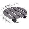 Flower Pot Tray Wheels Plastic Tray Heavy Duty Tree Flower Potted Planter Stand Rack Moving Trays with Rollers
