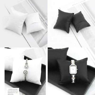 Set of 10 PU Leather Watch Pillows Bracelet Jewelry Leatherette Display Pillows Soft Jewelry Display Pillows for Jewelry