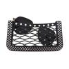 Car Pocket Rhinestones Decorative Car Wall Net Grocery Bag Multifunctional Purse Phone Holder Pocket Adhesive Car Seat Side