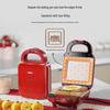 Multifunctional Breakfast Sandwich and Waffle Maker – Automatic Toaster and Panini Grill