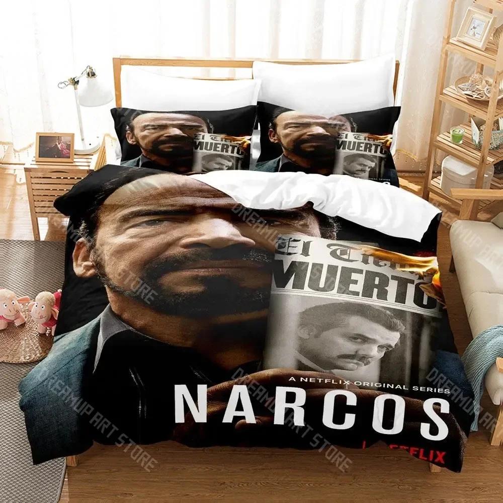 3D Print Narcos Bedding Set Single Twin Full Queen King Size Bed Set Adult Kid Bedroom Duvetcover Sets