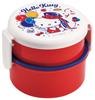 Skater Bento Rice Ball Made In Sanrio Hello Always by Your Box, 500ml, Two-Tier, Round, Case, Antibacterial, Japan, Kitty, Side, ONWR1AG-A