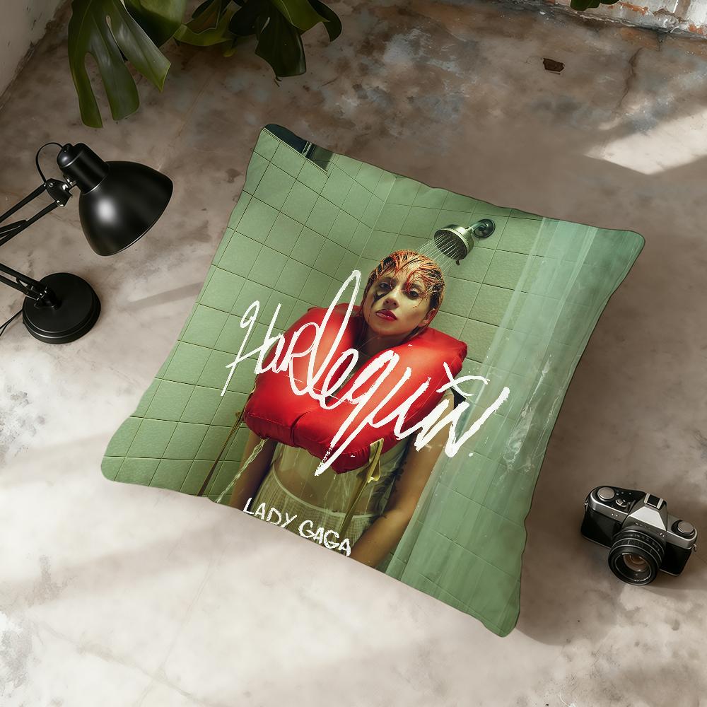L-Lady G-Gaga Singer Cushion Cover Home Office Convenient Nordic Simplicity Hit With Zipper Cushion Cover