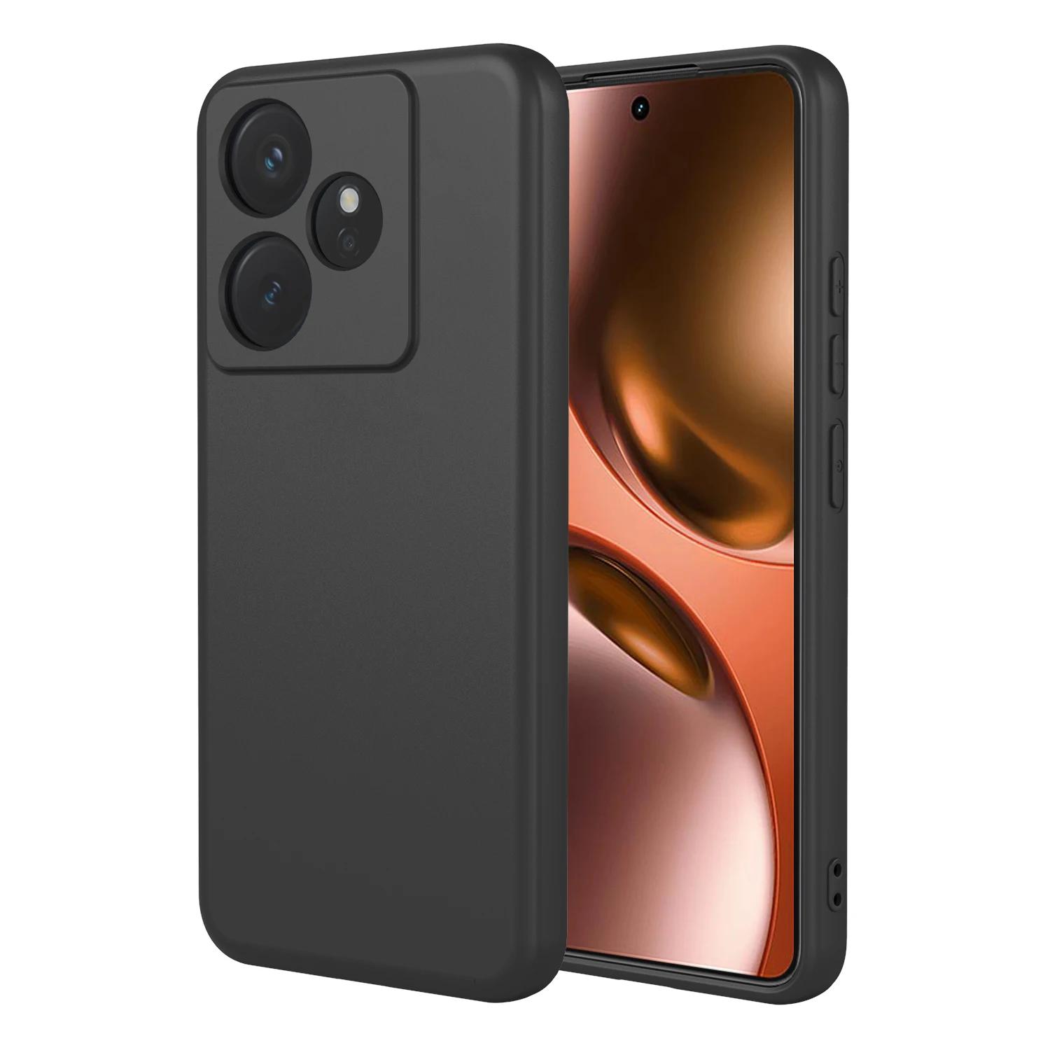 

Liquid Silicone Flexible Case For Realme GT 7 GT 7T 5G GT7 Protective Cover TPU Shell Fundas Coque Capa realme GT 7T