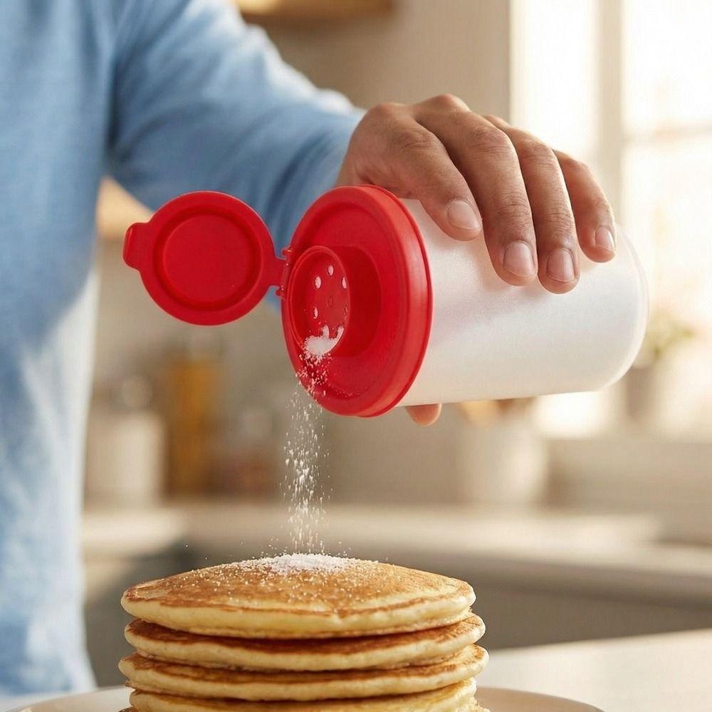 Leak-Proof Seasoning Jar Transparent Condiment Container Portable Salt and Sugar Bottle  Camping