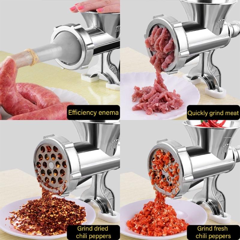 Manual Meat Grinder With Sausage Stuffer Effective Homes Kitchen Manual Meat Grinder for Ground Meats and Sausages