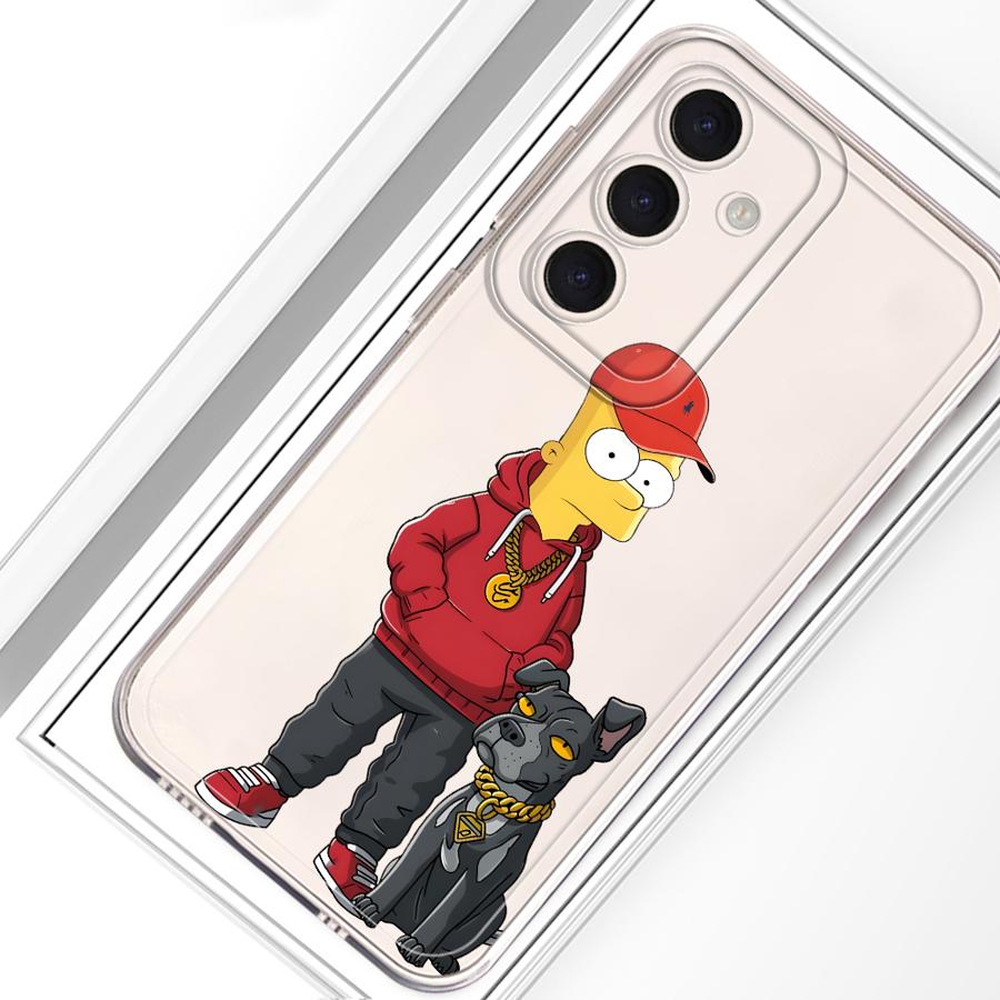 Cartoon The S-simpsons Phone Cover Case for Samsung Galaxy A25 A51 A33 A52 A26 A24 A52 A31 A14 A16 A54 A15 A55 A23 A34 A35 A36