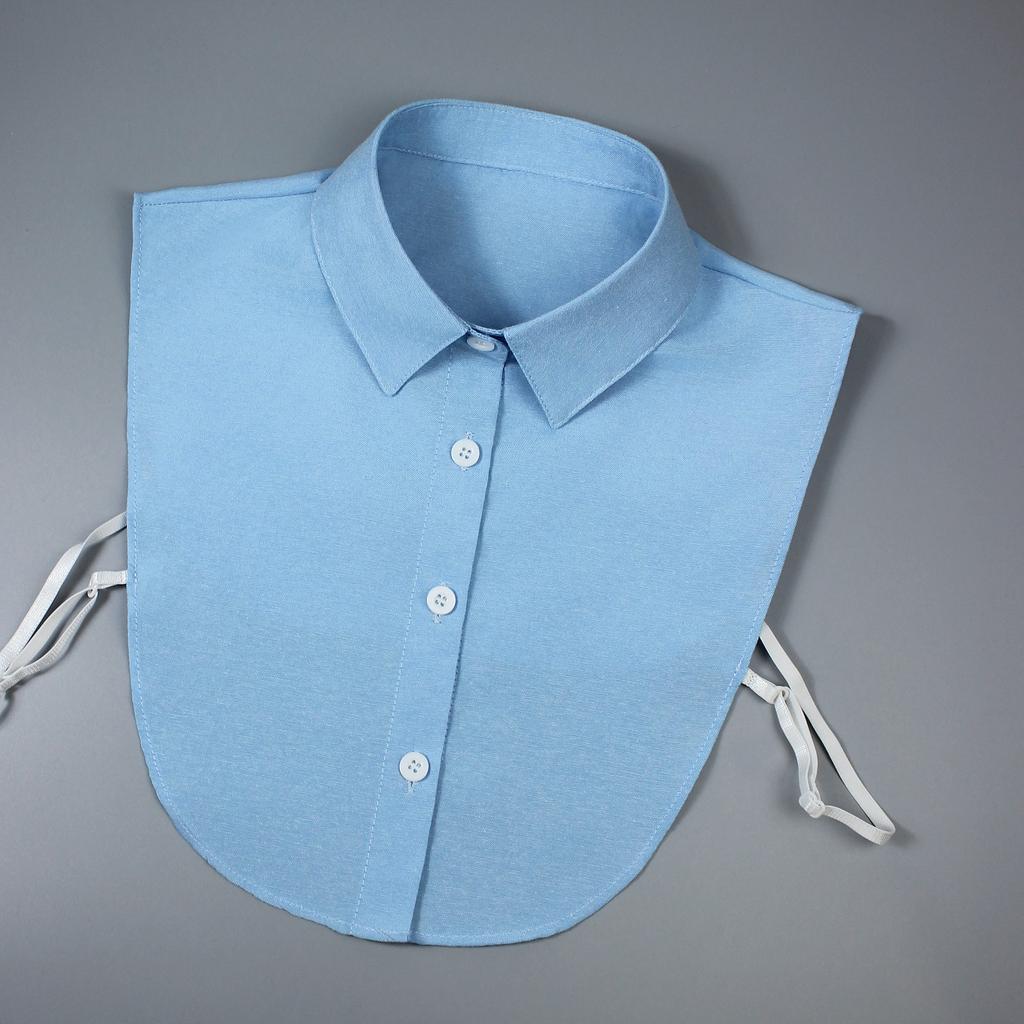One  Blend False Collar Made of Oxford Fabric, Comfortable and Breathable, Practical, Versatile for Ladies, Available In M