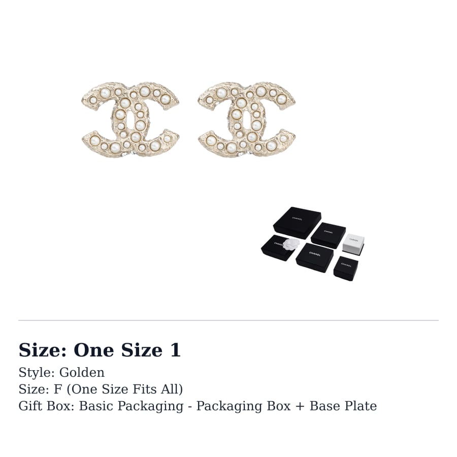 CHANEL Crystal Pearl Cc Earrings A64766-B06258-ND321