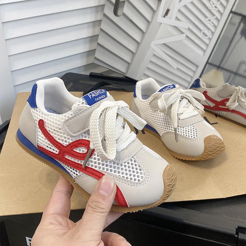 Single Net Children's Shoes 2025 Spring and Summer New Girls and Boys Forrest Gump Shoes Soft Sole Sports Shoes Casual Shoes Ultra-light Sole