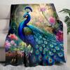 Peacock Fantasy Blanket Soft Comfortable All Seasons Perfect Sofa Office Nap Travel Birthday Gift Christmas Present