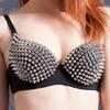 Punk Push Up Bra Deep-V Underwear for Women Fashion Y2k Rivet Bra  Girl