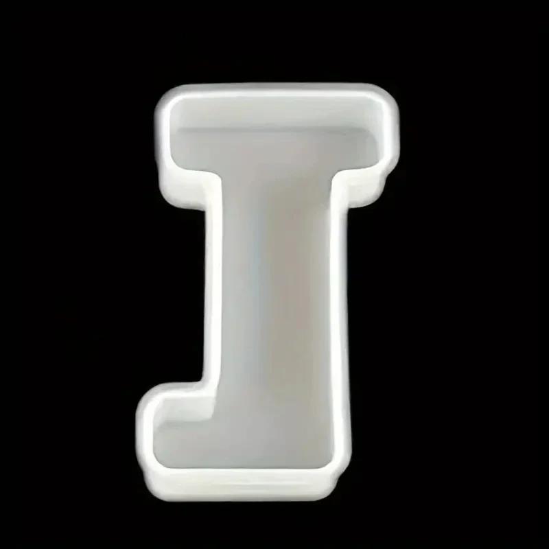 26 English Letter Mold Silicone Capital Letter Mold, Used for DlY Epoxy Resin, Candle, Soap