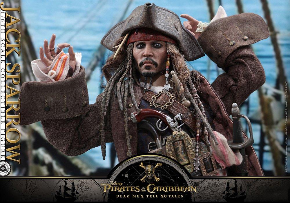 Masterpiece of the Dead Men Tell No Scale Figure Jack Sparrow [Movie DX] "Pirates Caribbean Tales" 1/6