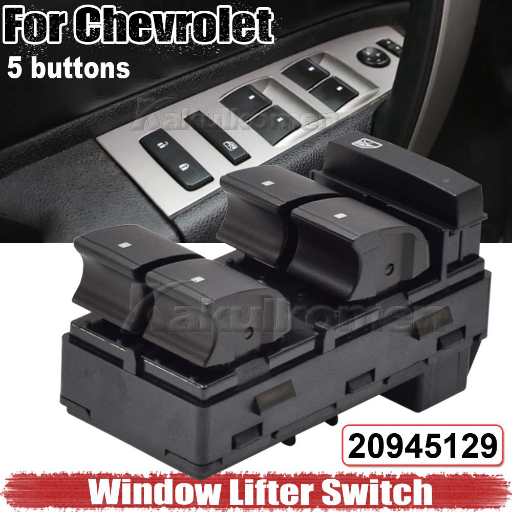 For GMC Acadia Sierra Yukon 2007-2012 For CHEVROLET Tahoe 1500 2500HD Electric Power Master Window Control Switch 20945129