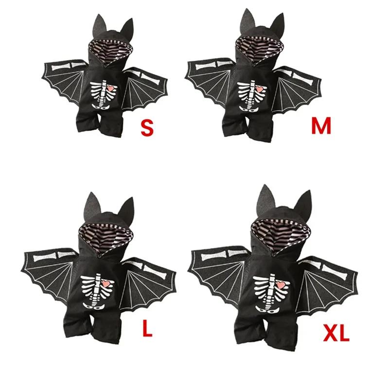 Dog Bat Clothing Halloween Pet Costumes Bat for Medium Small Large Dogs