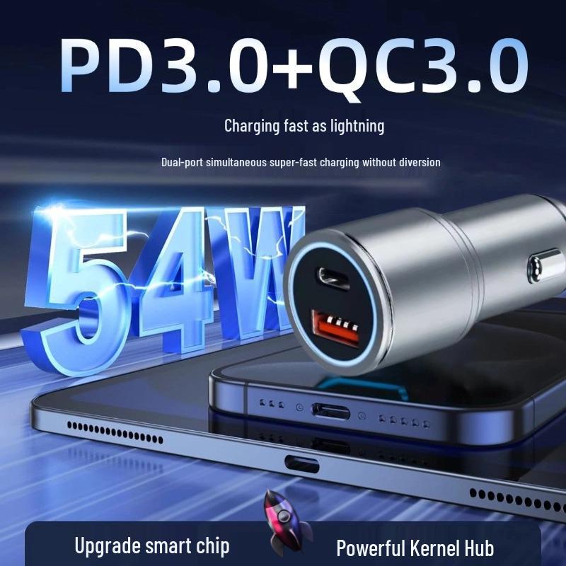 Huawei QC3.0 36W Dual Port Aluminum Car Charger