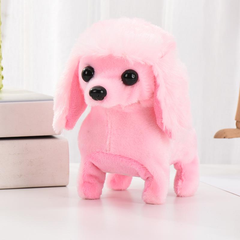 Interactive Walking Barking Plush Puppy Toy for Early Education