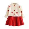 Baby Girl Birthday Outfite Sweater+skirt Outfit Go Out  Spring And Autumn