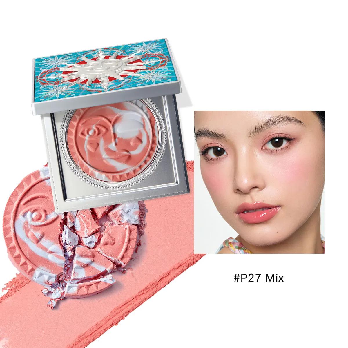 

Girlcult Emotion Blush,Powder Blush Texture,Natural Flush,Long-Lasting Pigment,Complexion Brightening,Sweet Makeup,Winter Luxury компания blizzard синий