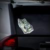 Car Stickers Wolf Vinyl Detachable Waterproof Outdoor Car Bumper Window Notebook Computer Decoration Car Accessories JM88